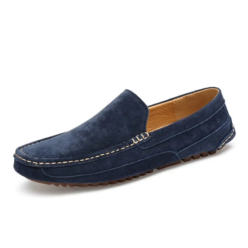 Men’s 2025 Luxury Suede Boat Loafers