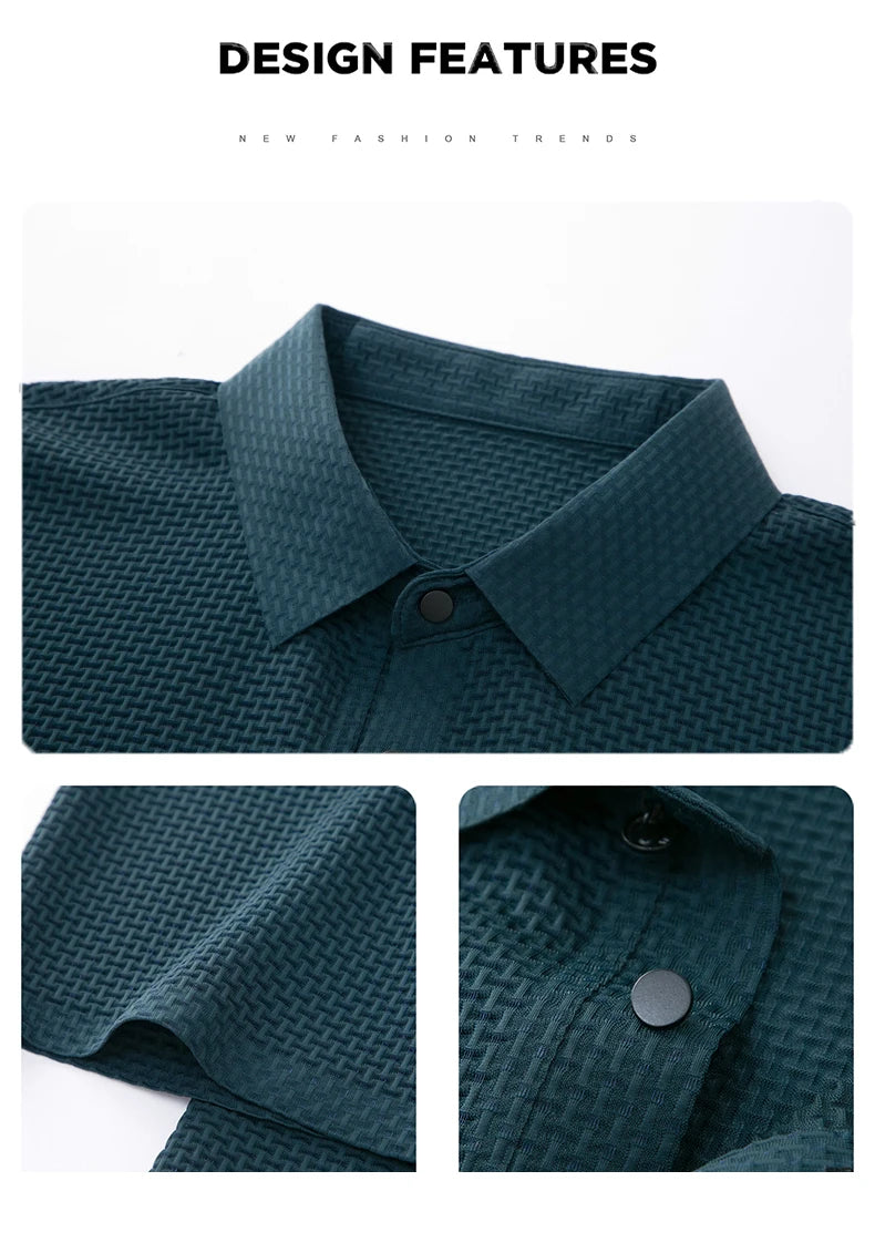 Men Ice Silk Polo Shirt