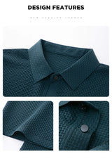 Men Ice Silk Polo Shirt