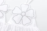Rhinestone Backless Cami
