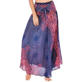 Women Vintage Plaid Button Midi Skirt