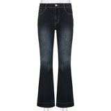 FlareRush™ – 90s Low Waist Cargo Pants (Vintage Y2K, Korean Flare)