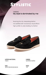 Women’s Black Pointed Loafers Sandals