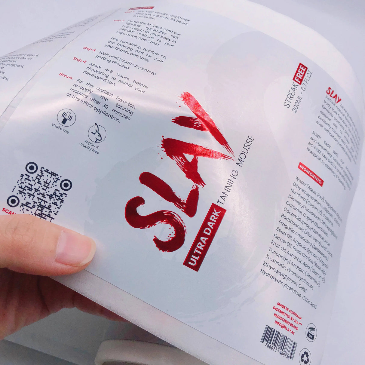 Custom Cosmetic Labels