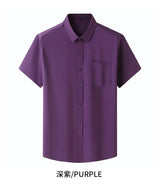Men Plus Size Work Shirt