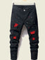 Men's Splash Ink Patchwork Jeans