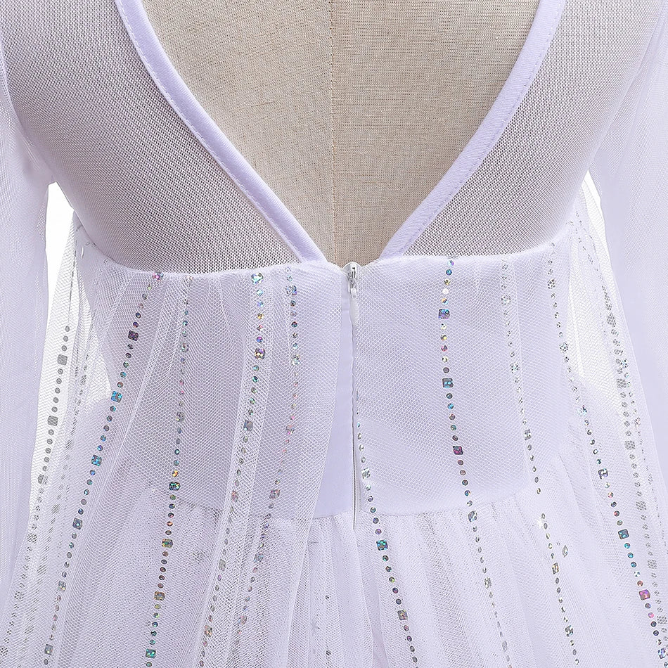 Girls Snow Queen Princess Costume