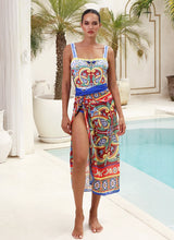 Vintage Print One Piece