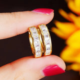 CZ Hoop Earrings