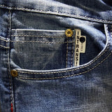Apex Ripped Straight Jeans