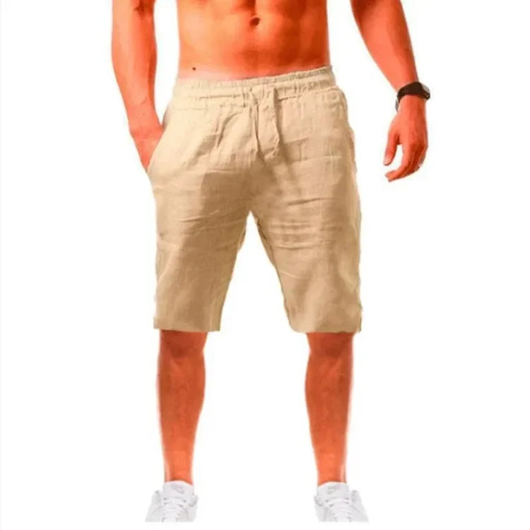 Men Cotton Linen Jogger Pants