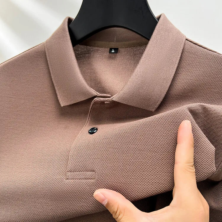 Men Cotton Breathable Polo Shirt