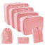 7-Piece Travel Packing Organizer Set – Folding Luggage Cubes