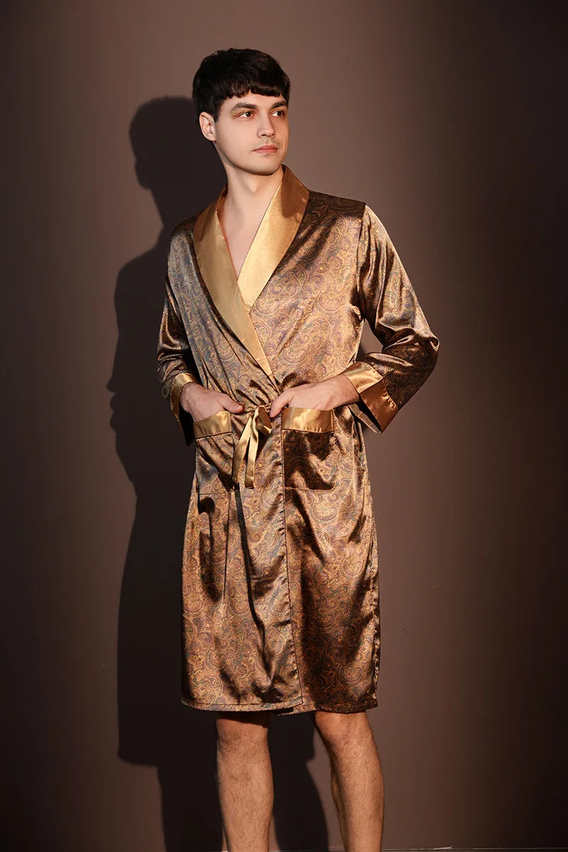 Elite Silk Lounge Robe