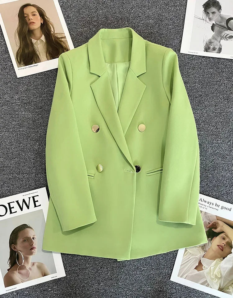 SilhouetteFit™ – Slim Blazer (Korean Fashion, Office-Ready Slimming Design)