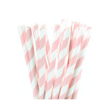 Light Color Paper Straws (25pcs)
