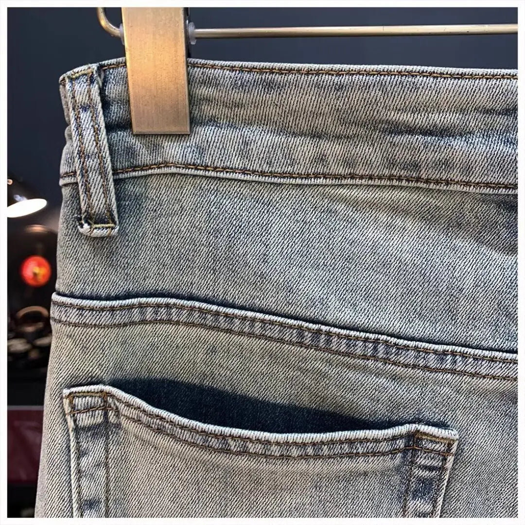 Men’s 2025 Ripped Vintage Jeans