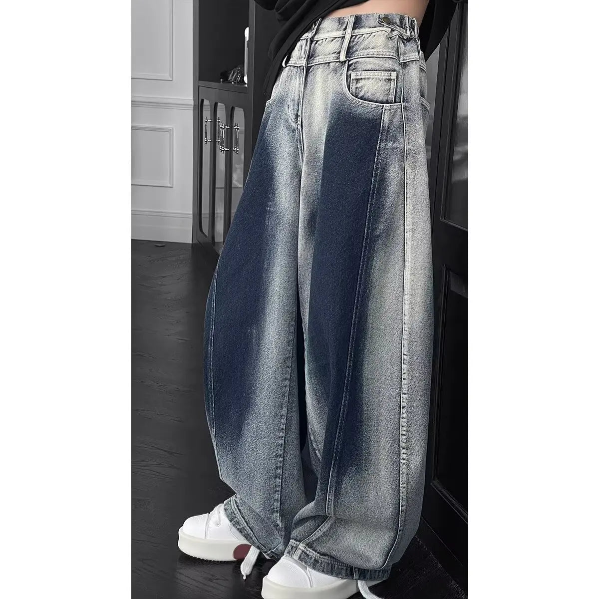 Men’s Retro Loose Denim Jeans