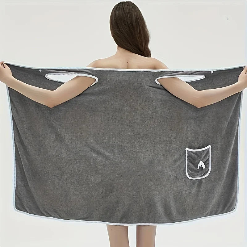 Bath Towel Wearable Wrap