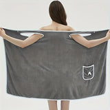 Bath Towel Wearable Wrap