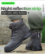 Men Waterproof Safety Work Boots