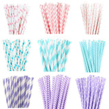 Light Color Paper Straws (25pcs)