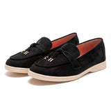 Women’s Black Pointed Loafers Sandals