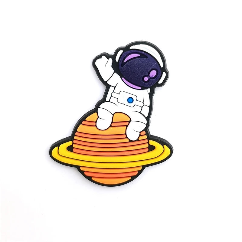 Women Astronaut Shoe Charms Space Accessories