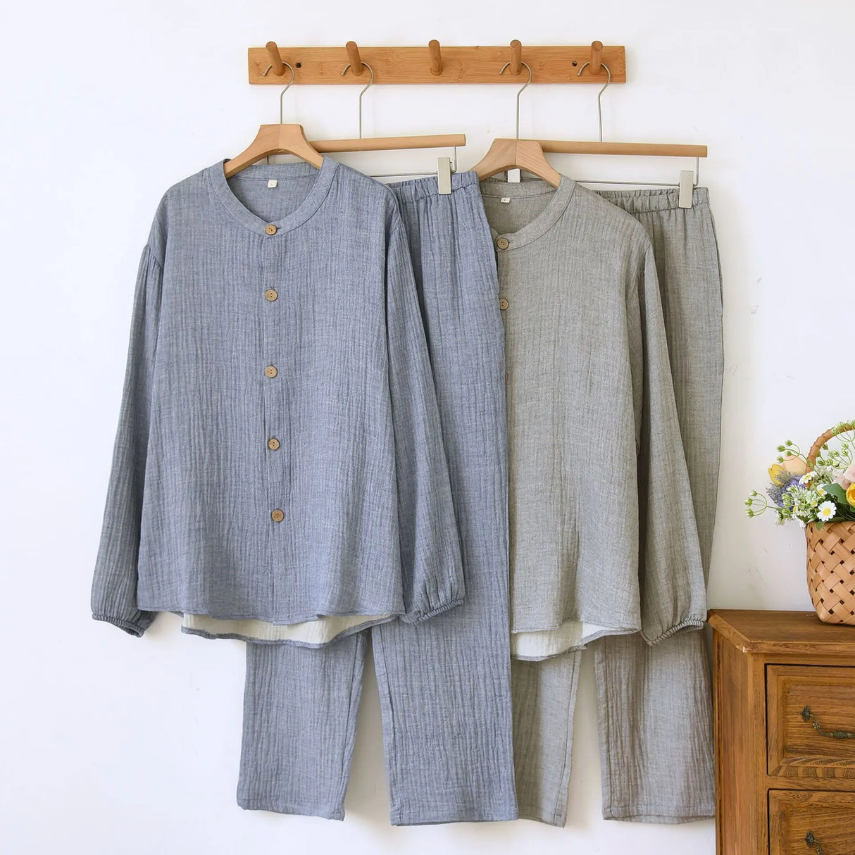 Men’s Cotton Muslin Pajama Set