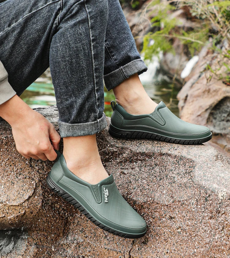 Men Low-Cut Rain Boots