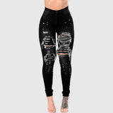 Women Ripped Pocket Jeans