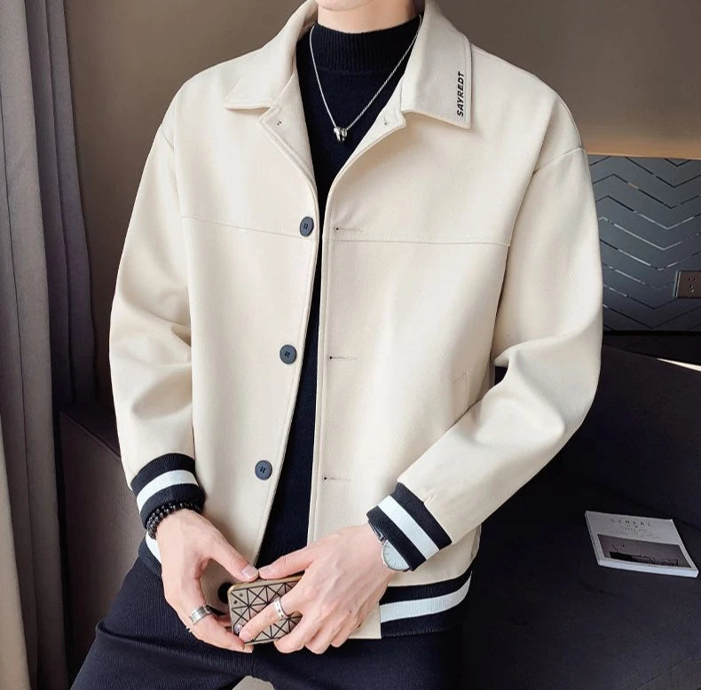 Men’s Slim Fit Wool Blend Jacket