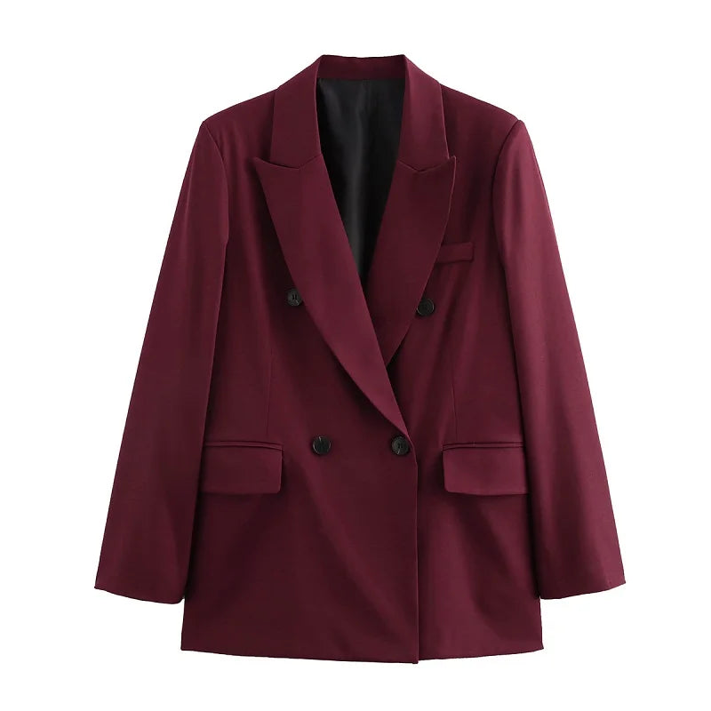 Formico™ – Straight Oversized Office Blazer (Elegant, Tailored Vintage)