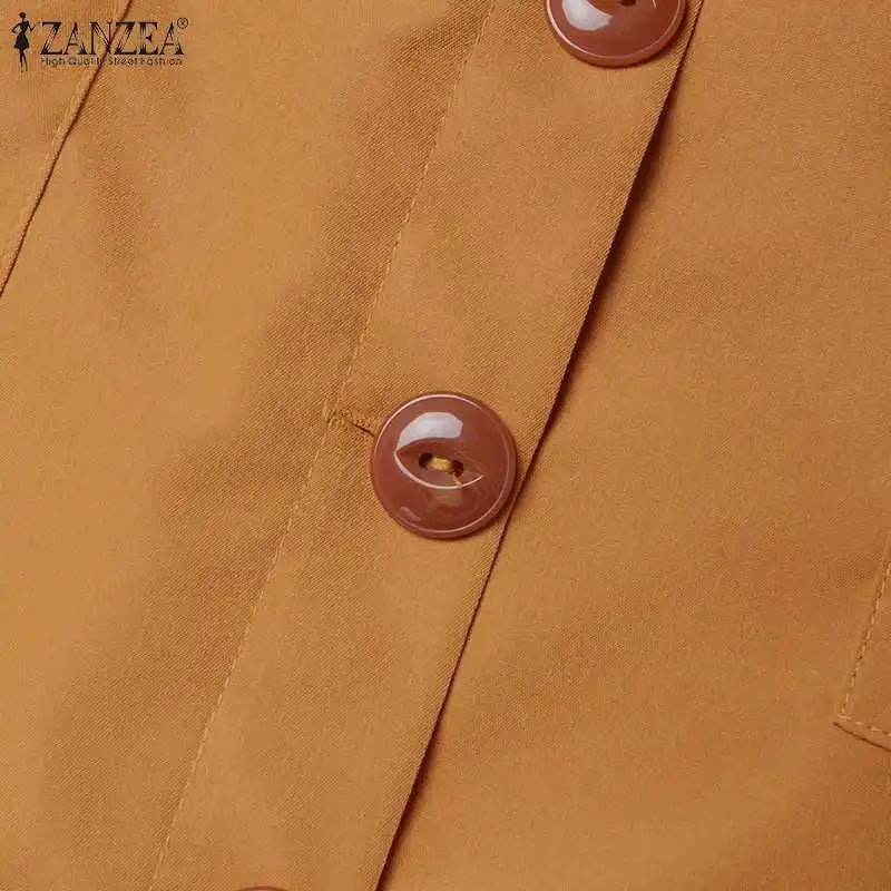 Women Buttoned Cargo Skirt