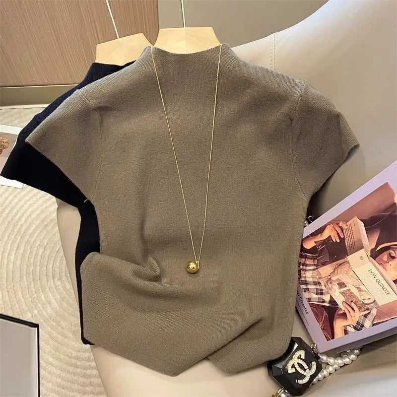 Women's Slim Solid Turtleneck Sweater