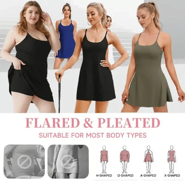 Women Sleeveless Sports Dress
