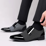 Royal Black Oxford Shoes