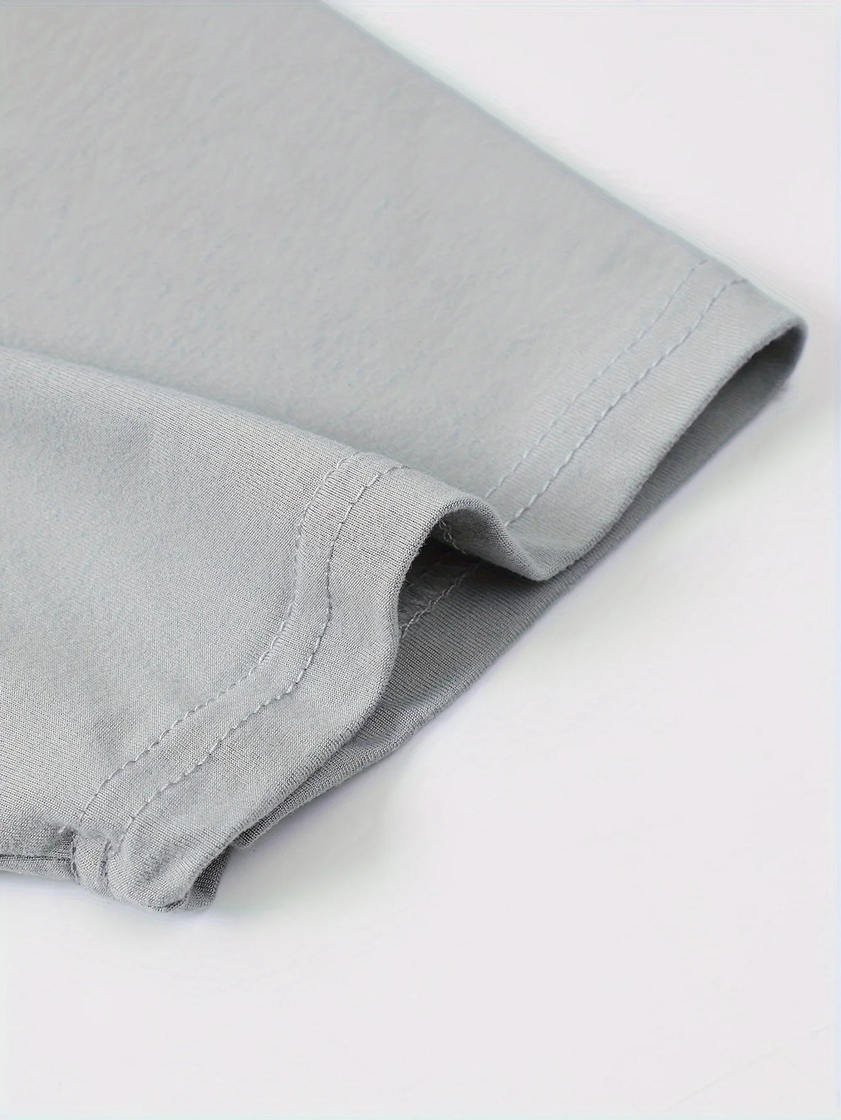 Men Letter Print Cotton Tee