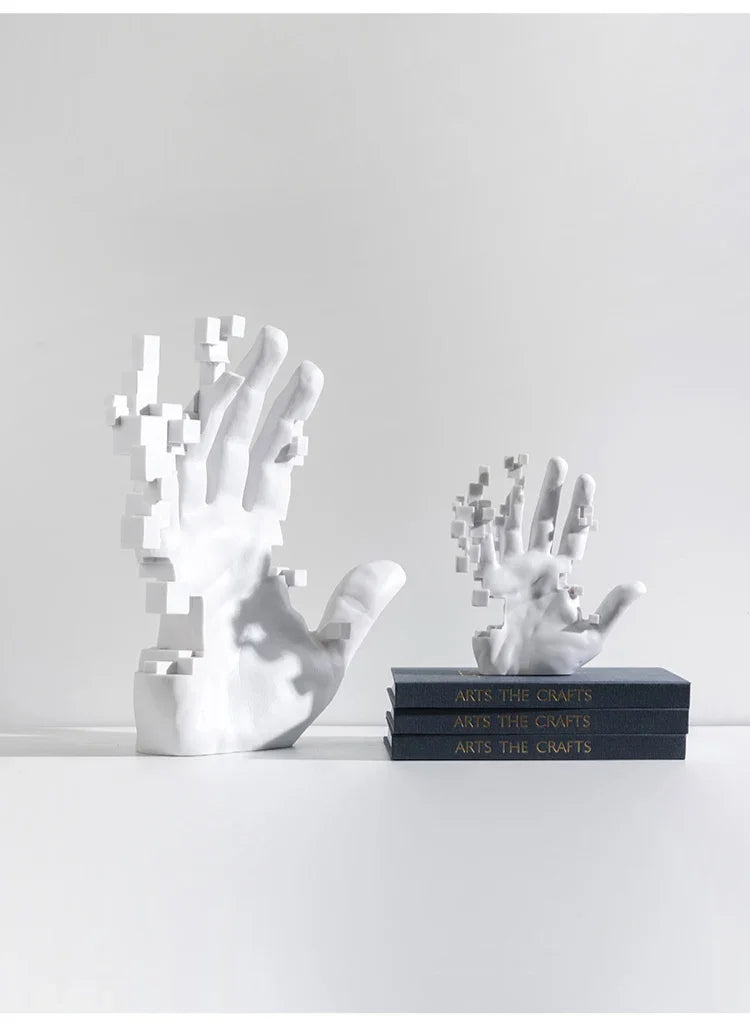 Abstract Palm Hand Sculpture Decor