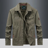 Men's Plus Size Outdoor Jacket – Slim Fit Cargo Coat