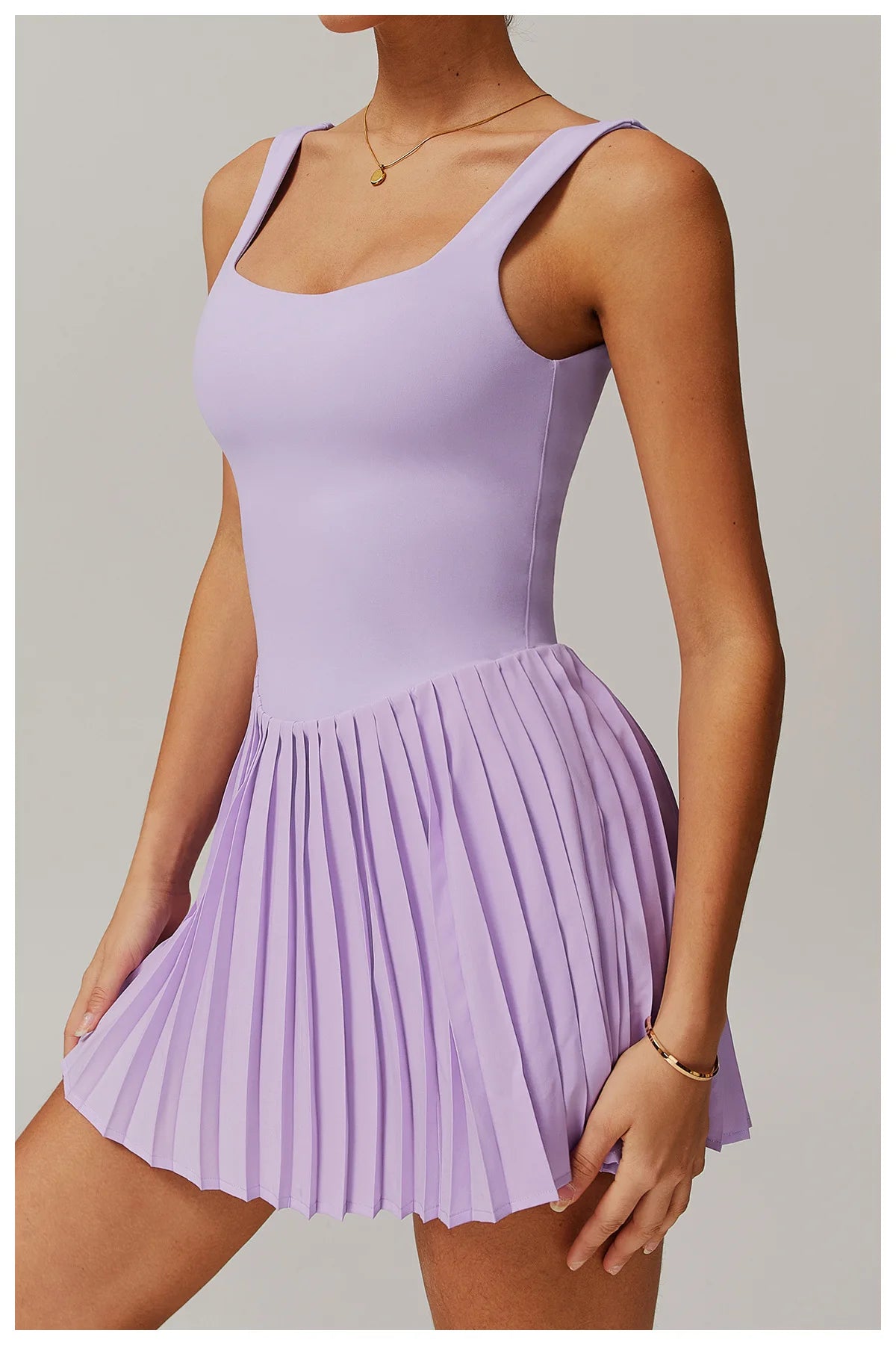 Women Pocket Pleated Sports Jumpsuit