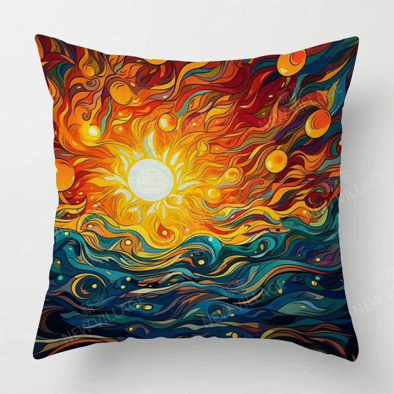 Abstract Sofa Pillow Cover | by Anwer Fancy | Worldwide Shipping