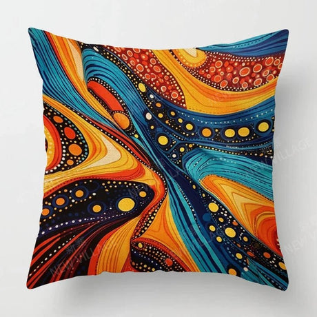 Abstract Sofa Pillow Cover | by Anwer Fancy | Worldwide Shipping