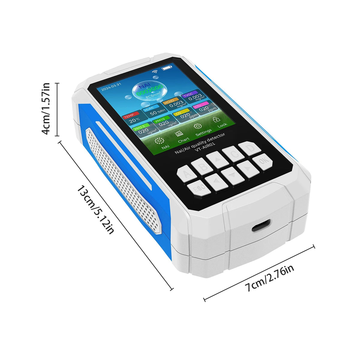 Air Quality Detector with Ionizer | by Anwer Fancy | Worldwide Shipping