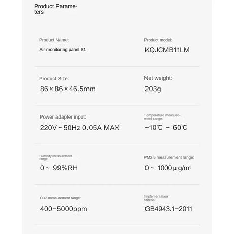 Aqara Air Quality Monitor Panel S1 | by Anwer Fancy | Worldwide Shipping