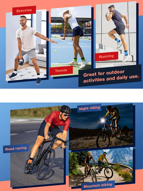 Athletic Performance Cycling Socks | Men's Socks & Hosiery by Anwer Fancy | Worldwide Shipping