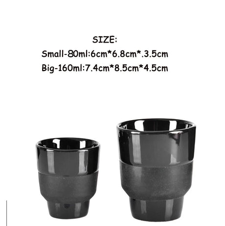 Barista Ceramic Couple Coffee Cups | by Anwer Fancy | Worldwide Shipping