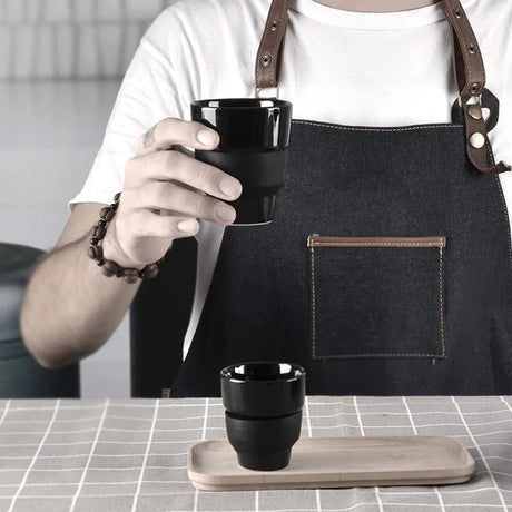 Barista Ceramic Couple Coffee Cups | by Anwer Fancy | Worldwide Shipping