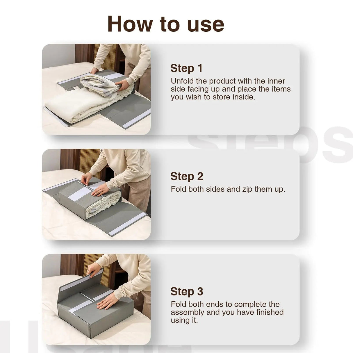 Bedding Storage Organizer | by Anwer Fancy | Worldwide Shipping