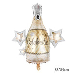 Big Champagne Foil Balloon | by Anwer Fancy | Worldwide Shipping